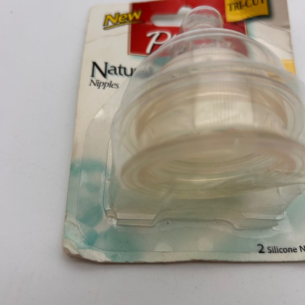 Playtex NaturalLatch Silicone Nipples Tri-Cut 2 Pack Nurser System‎ Vintage 2003 - Picture 6 of 10